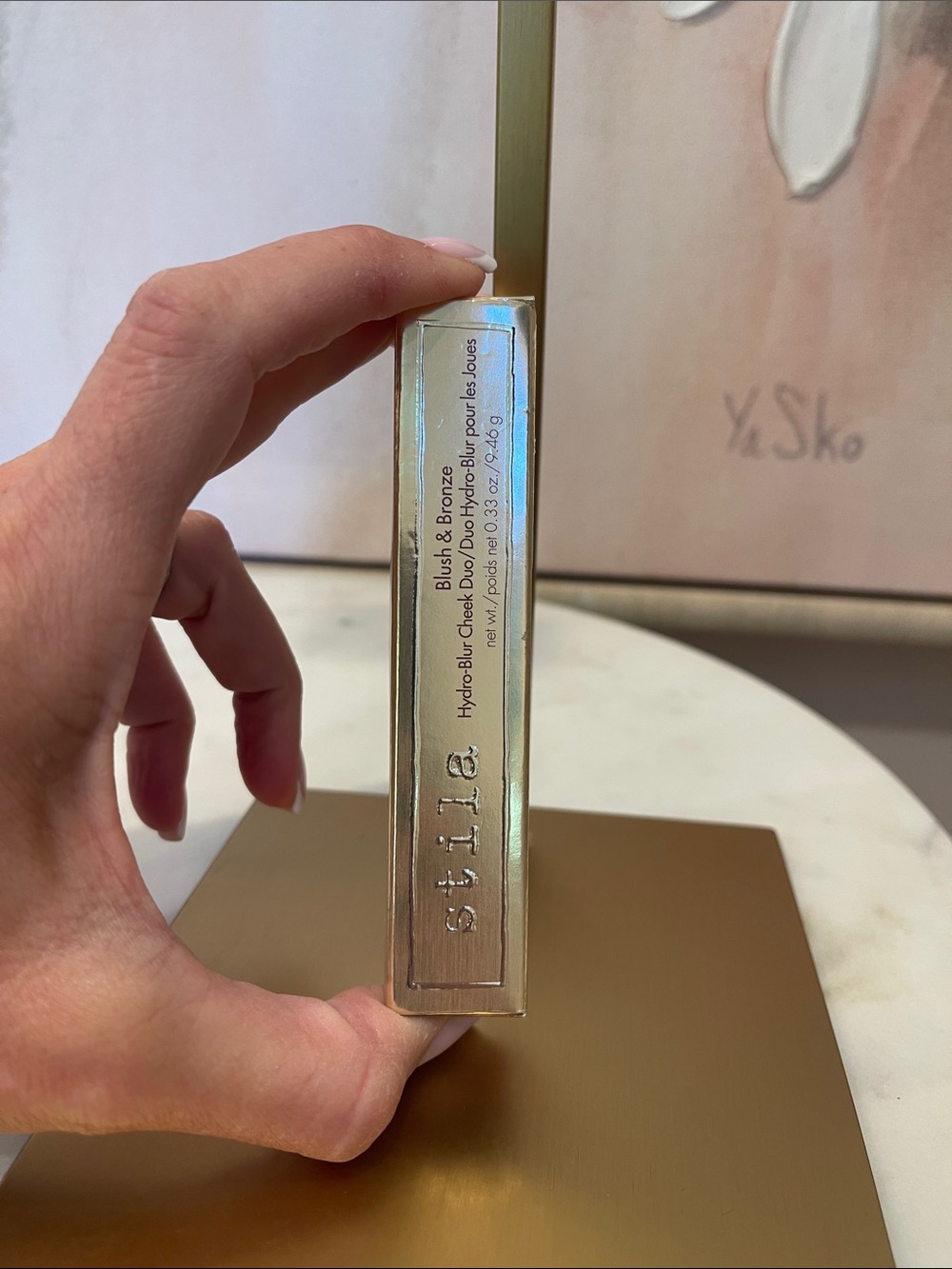 NIB Stila Blush & Bronze Duo Hydro-Blur Cheek Stick